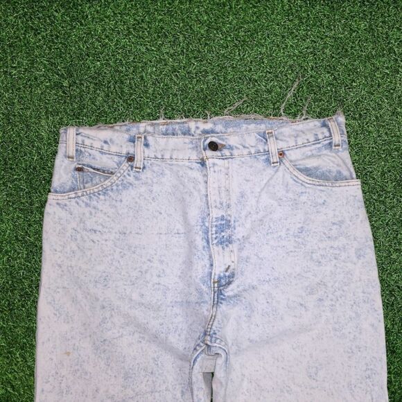 VINTAGE LEVIS 550 BLANK ORANGE TAB JEANS - Picture 2 of 10